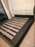 香丽华庭 皮床现代北欧大小户型双人床简约婚床实木软体床卧室家具 床+9D乳胶床垫 1.8米*2米抽屉结构款 实拍图