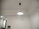 纽思维尔餐厅吊灯日式复古侘寂风原木民宿创意南洋餐厅吧台灯具卧室床头灯 【升降款】B款-原木色-30CM 三色变光 实拍图