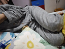 眠岛 情侣睡衣春秋季纯棉女士长袖磨毛绒布日系格子可外穿男士家居服 女款 气质灰 L 实拍图