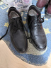 奥康官方男鞋 冬季加绒保暖棉鞋系带高帮真皮短靴系带通勤休闲皮鞋男 黑色 加绒 1243014027 43 实拍图