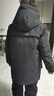雪中飞（SNOWFLYING）雪中飞儿童羽绒服洋气男童中大童工装女童中长款保暖羽绒服 黑色 130 实拍图