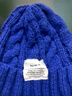 俞兆林帽子女冬季男百搭加厚保暖帽韩国潮针织毛线帽男雷锋帽 蓝色  实拍图