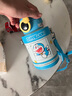 杯具熊（BEDDYBEAR） 儿童智能保温杯316不锈钢学生吸管杯大容量便携显温水杯 圈圈哆啦A梦-一杯两盖480ml 实拍图