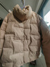 马克印象2025秋冬新款羽绒服女短款立领休闲百搭90白鸭绒小个子时尚外套女 DH106  卡其色 M （100-120斤） 实拍图