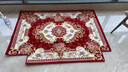 双喜临门 欧式进门玄关地垫入户门垫家用卧室防滑垫加厚可机洗手洗脚垫 900红色  120cm*160cm默认长方形 实拍图