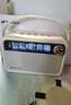 山水（SANSUI）V3户外K歌音响麦克风小型拉卡OK一体机无线蓝牙儿童话筒家庭ktv歌词显示音箱【双话筒+底座】 实拍图