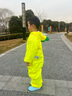牧萌 儿童雨衣男童连体套装防水全身幼儿园女孩小童 挖掘机恐龙 XL  实拍图
