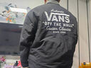 VANS范斯官方 男女情侣棉夹克外套复古美式工装 黑色  L  晒单实拍图