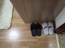 安尚芬拖鞋男士夏季新款室内家居简约轻便洗澡防滑踩屎感情侣凉拖鞋女 黑色 40-41 适合39-40（内长250MM） 实拍图