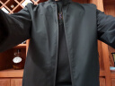 七匹狼夹克男春款三防立领外套男士商务休闲纯色防风衣单茄克衫男装上衣 001(黑色)-立领升级款 XL (175) 92A 实拍图