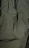 马登工装绗线格纹肌理双膝裤微皱双层拼接束脚裤宽松直筒休闲长裤子男 军绿色 【尺码偏大/建议拍小一码】 33 实拍图