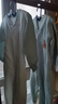 班杰威尔婴儿衣服春秋季夹棉连体衣宝宝保暖哈衣爬服 保暖蓝熊2件套 80码 实拍图