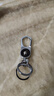 鹏境男士汽车钥匙扣简约定制商务锁匙扣高端挂件创意金属腰挂扣环挂饰 铬色 实拍图