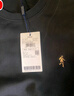 与狼共舞【高棉柔软】简约刺绣百搭休闲套头长袖男士卫衣 001黑色 180  实拍图