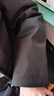 罗蒙（ROMON）鹅绒羽绒服男中长款加厚保暖可拆连帽冬季外套男Q26黑色185 实拍图