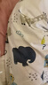 欢喜小熊婴儿短袖连体衣夏季薄款纯棉哈衣睡衣男女初生宝宝衣服2件装 实拍图