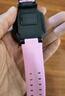 迪普尔 适用于小天才电话手表表带原装z6/z8/q1a/d3/z7/z5/z9/d2儿童手表硅胶腕带通用可拆卸【粉色】 实拍图