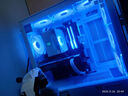 九州风神（DEEPCOOL）玄冰400ARGB数显版白色CPU电脑散热器（可视化温度感知/220W/避位塔体/ARGB低噪风扇） 实拍图