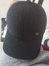 帽子男士秋冬季毛呢棒球帽百搭中老年加绒保暖帽爸爸款 黑色 可调节 实拍图