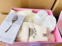 源宏图女士围巾女秋冬2025新款生日礼物送女友女生闺蜜礼盒装圣诞节礼物 雪白围巾四件套+氛围灯 实拍图