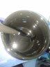 无泥（WUNI） 欧式轻奢黑色马克杯带盖勺哑光咖啡杯配底座创意简约大容量咖厅 黑色星睛杯带勺 实拍图