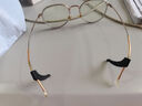 眼镜防滑套防掉器眼镜腿框架腿配件挂钩脚套硅胶固定防磨耳钩耳托 中号耳托 1对（颜色随机） 实拍图