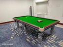猎钢狼【包邮包安装】斯诺克英式比赛国际专用标准钢库台球桌家用商用 10尺 【钢库】6腿3.21*1.7鼎配 实拍图