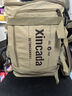 新潮代背包男大容量出差旅行包休闲帆布双肩包多功能户外旅游行李登山包 卡其色50L【干湿分离设计】 实拍图