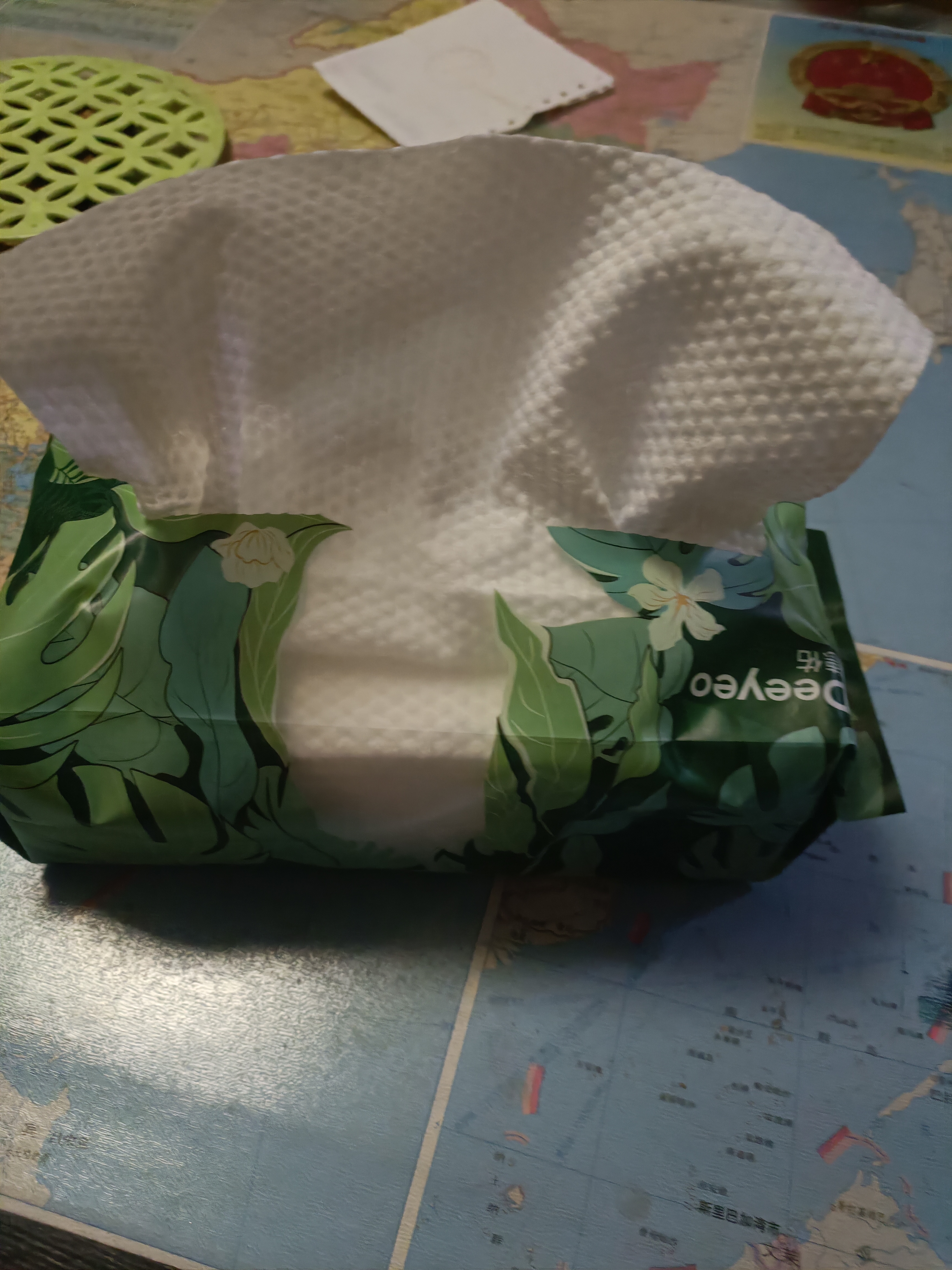 德佑一次性洗脸巾加厚飞鸟款洁面巾绵柔巾珍珠纹抽取式擦脸巾 【抽取式】60抽1包 实拍图
