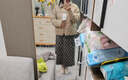 坦博尔【爆款推荐】秋冬羽绒服女轻薄短款小个子保暖外套TBF330226D 青木棕 S (160) 实拍图