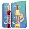 莫高（MOGAO）冰白葡萄酒红酒 果酒水晶500ml*2红白双支礼盒 年货节送礼 实拍图