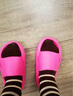 朴西2025新款凉拖鞋女夏季浴室洗澡防滑情侣软底家居室内男EVA不臭脚 树莓红 【夏日透气潮拖】 39-40 实拍图