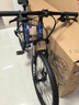大行（DAHON）折叠山地车26英寸27速铝合金避震碟刹成人运动自行车XAA673M 消光蓝 实拍图