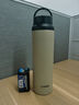 虎牌（TIGER）日本进口tiger虎牌户外运动保温杯便携提手大容量男女保冷水杯mcz 太平洋沙滩色800ml 实拍图