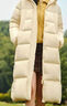 森马（Semir）陈都灵同款羽绒服女90绒长款三防冬宽松连帽外套简约109724113001 实拍图