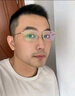 蔡司（ZEISS）镜片金丝纯钛半框近视眼镜男可配度数斯文痞帅散光眼睛高级感女 金色【轻钛斯文半框】 眼镜框【免邮试戴赠运费险】 实拍图