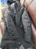 君羽反季羽绒服男中长商务款鹅绒服800高蓬白鹅绒连帽羽绒大衣 黑色 【800蓬白鹅绒】 L （推荐146-160斤） 实拍图