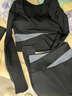 维多利亚旅行者瑜伽服女套装健身服跑步运动套装女普拉提带胸垫长袖两件套黑M 实拍图