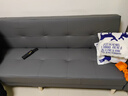 芝迈2024新款沙发客厅折叠两用沙发床出租房小户型防猫爪 【猫抓皮+实木沙发腿】深灰色 四人位 2m +抱枕 实拍图