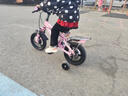 永久（FOREVER）儿童自行车3-6-10-12岁儿童单车男孩童车女童自行车 樱花粉 一体轮 后座版 12寸【适合身高80-115】 实拍图