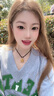 OVOLOOK美瞳半年抛2片黑色大直径自然混血灰色彩色隐形眼镜2024新款 大美目黑14.5mm 200度 实拍图
