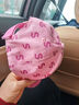 汪汪队立大功儿童时尚棒球帽字母潮酷鸭舌帽男女童出游遮阳帽百搭 玫粉 54cm  实拍图