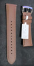 中沃适配华为手表表带watch4pro/gt5/gt4/watch3/gt3pro/buds原款真皮运动氟橡胶钛金属表带 可可棕【原款时尚款真皮表带】46/48MM表盘 适用46/48mm表盘 实拍图