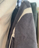 森马（Semir）外套女刺绣拼接撞色宽松夹克2024冬季仿毛呢棒球服109724108004 实拍图