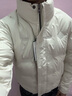 罗蒙（ROMON）保暖羽绒服男士短款秋冬季新款潮牌韩版青年帅气立领白鸭绒外套 1X16-8808白色 立领 M 建议90-115斤 实拍图