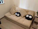 芝华士云朵沙发床一体两用可折叠小户型款沙发客厅小户型同款华士 奶白色实木框架牛奶绒面料原浆乳胶款 加宽版长180*宽110cm（三人位） 实拍图