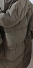 森马（Semir）90绒羽绒服女长款收腰显瘦冬季宽松连帽三防厚外套101724113055 实拍图