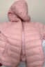 鸭鸭（YAYA）儿童羽绒服轻薄男女童装秋冬男童小童中大童轻便冬装外套D 粉色 150 实拍图