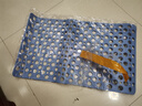 卡三加厚浴室防滑垫隔水防摔卫生间浴室地垫洗澡淋浴房酒店卫浴脚垫子 北欧大圆孔蓝色 43X75cm-推荐 实拍图