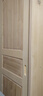 鸿蓝推拉门衣柜松木经济型全实木大衣橱现代简约家用滑动卧室衣柜 长120深50高200(送货入户 自己安装) 原木无漆【现货】 实拍图